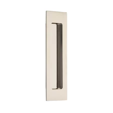 Patioplus 7 in. Modern Rectangular Flush Pull, Bright Nickel PA3250744